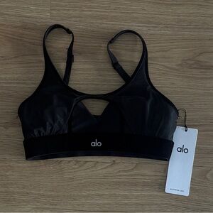Alo Yoga Airlift Moonlight Bra in Black size S- NWT